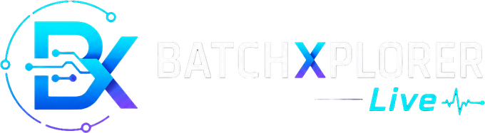 BATCHXPLORER Live logo
